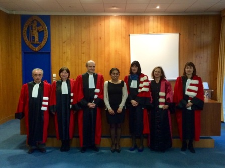 (de g. à d. Louis Dubouis, Aurora Plomer, Marc Blanquet, Aurélie Mahalatchimy, Nathalie Valdeyron, Florence Taboulet et Estelle Brosset)